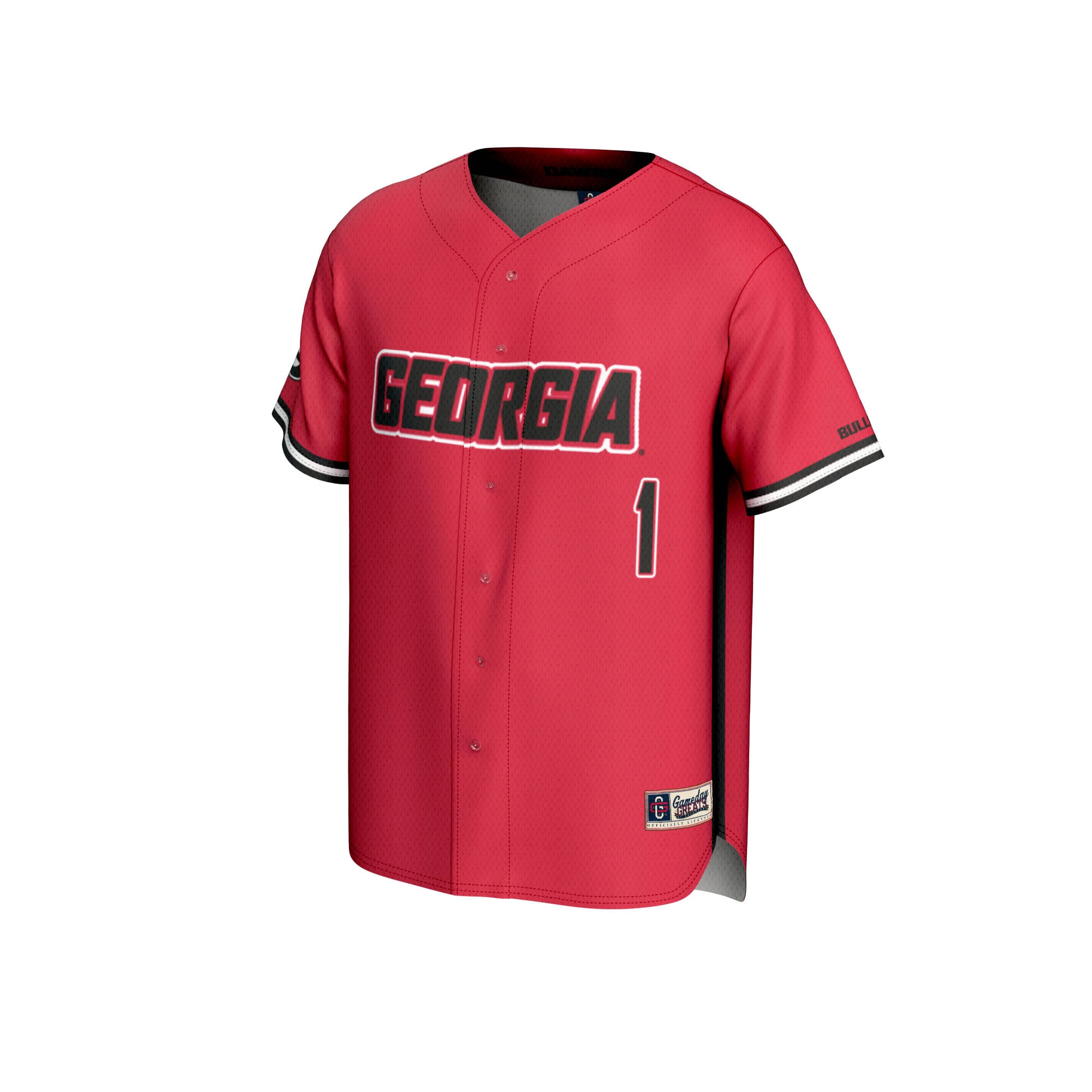 [NJP] Georgia Bulldogs GameDay Greats Youth Lightweight Baseball Jersey - Red