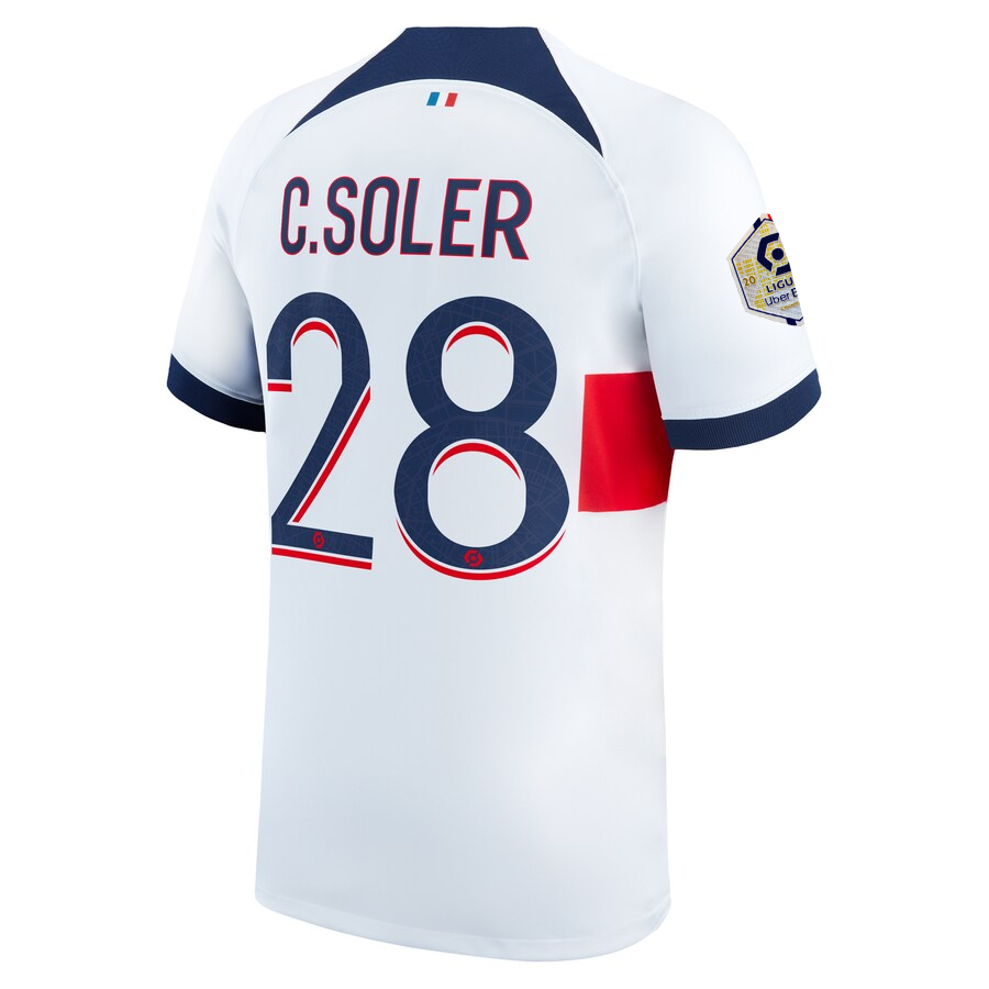 Paris Saint‑Germain FC Soler 2023-2024 Lig Away Jersey – Authentic Shirt