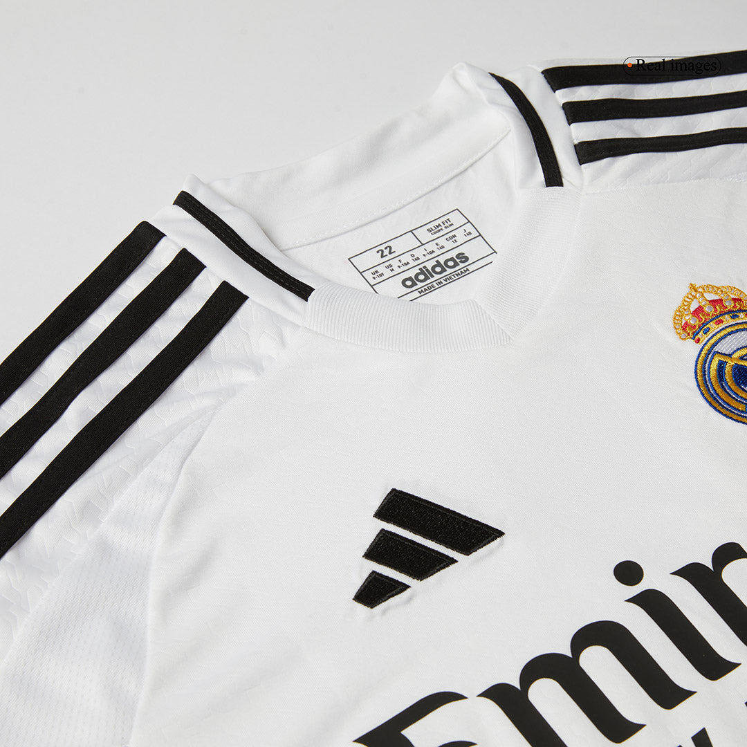 Kid's Real Madrid Home Soccer Jersey Kit(Jersey+Shorts) 2024/25Authent