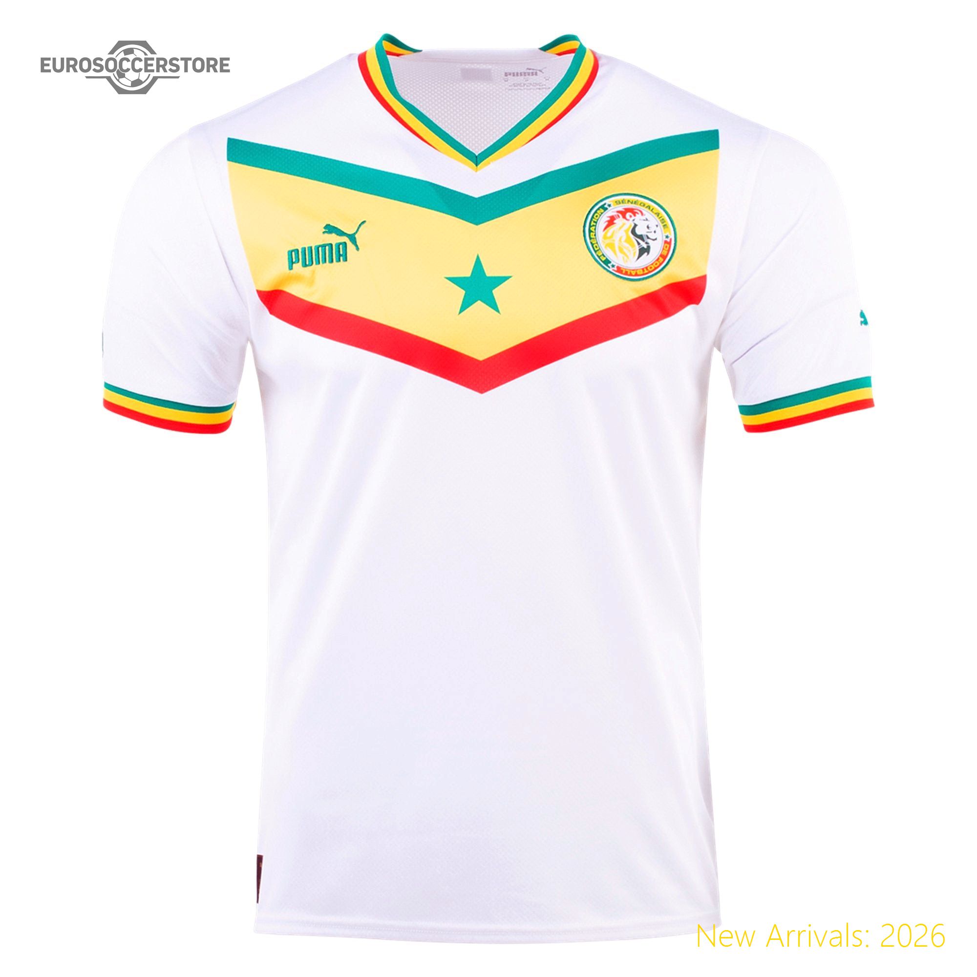 Authentic Replica Men Sen Team Top-grade Home Jersey 2022