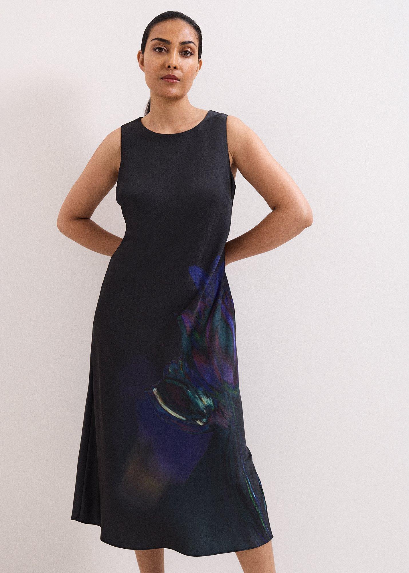 Petite Felicity Printed Floral Slip Dress