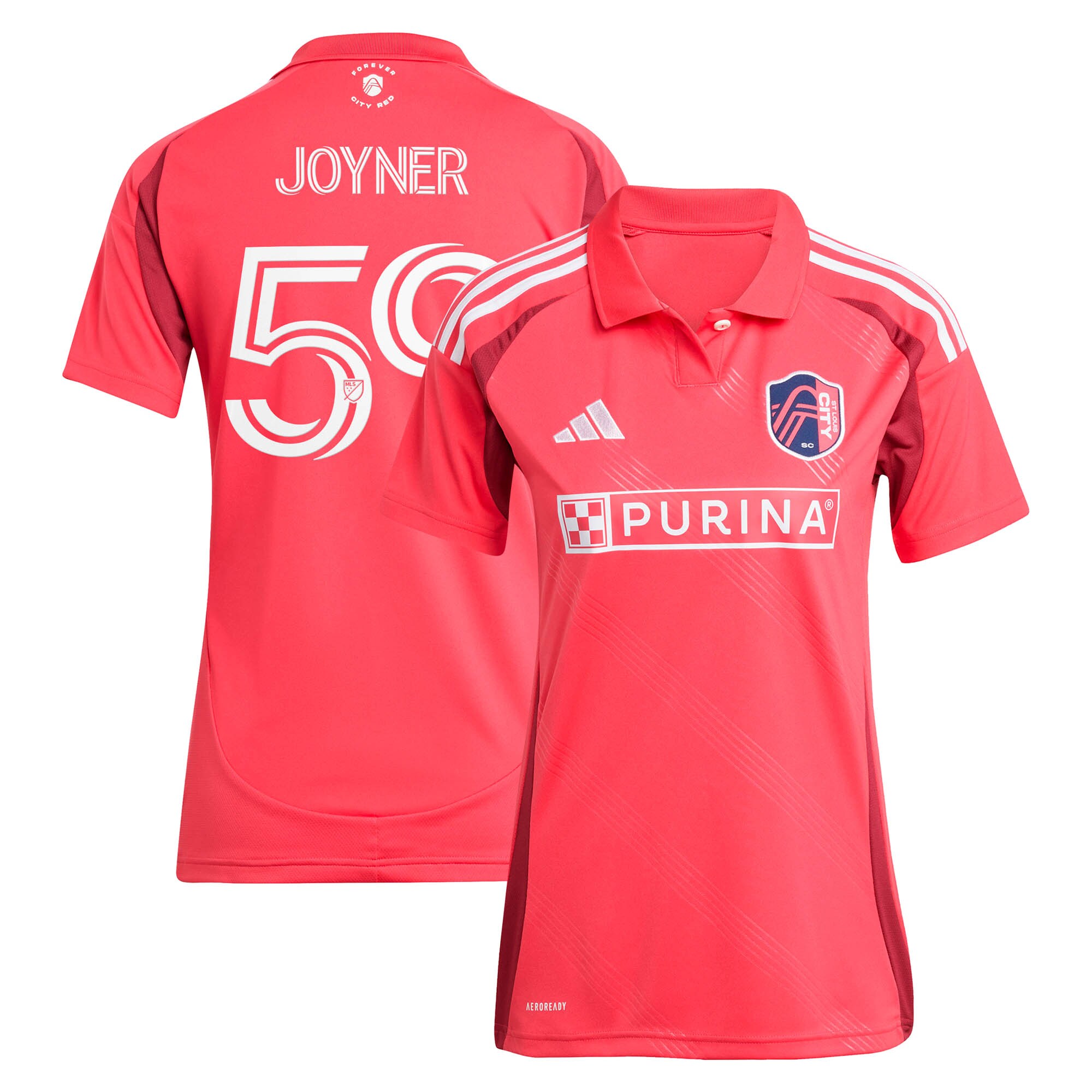 [JED] MyKhi Joyner St. Louis CITY SC Women's 2025 Forever CITY Red Replica Jersey - Red