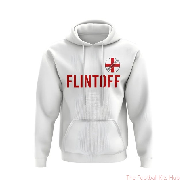 Andrew Flintoff England Name Hoody (White)