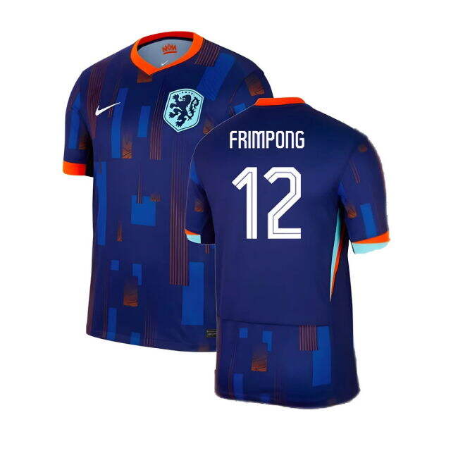 Minimalist 2024-2025 Netherlands Away Shirt (Frimpong 12) Online Store