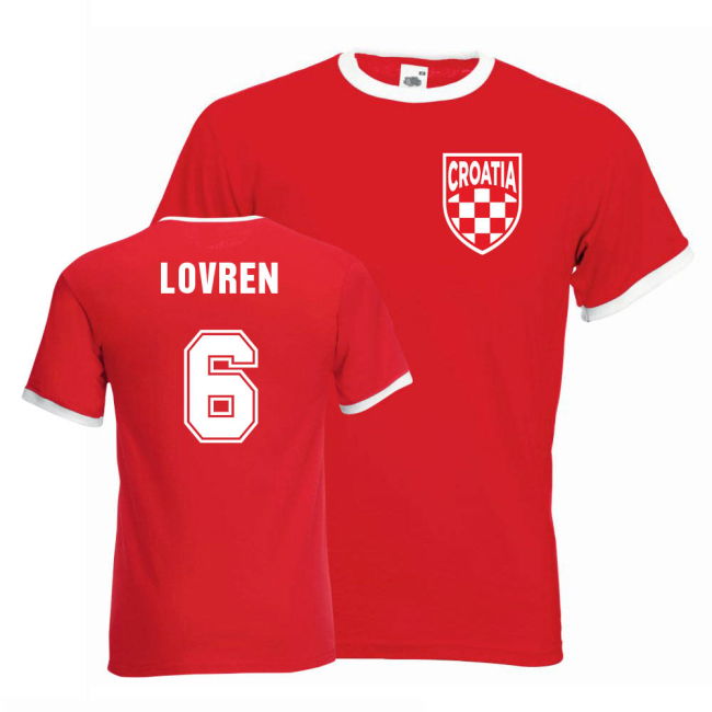 Authentic Dejan Lovren Croatia Player Tournament Euro High Athletic