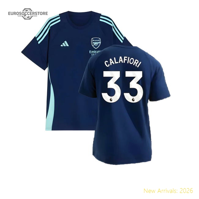 2024-2025 Arsenal Training Premium Jersey Calafiori Umbro Pro