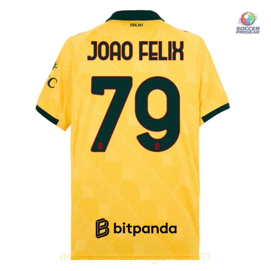 AC Milan Third Football Team Jersey 2025-26 Edition Joao Felix