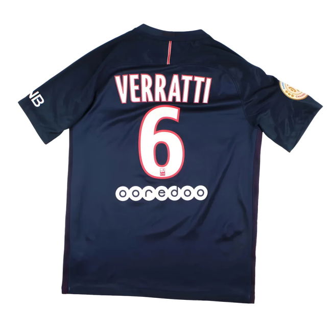 PSG 2025-2026 Home Football Jersey (M) (Excellent) | Durable