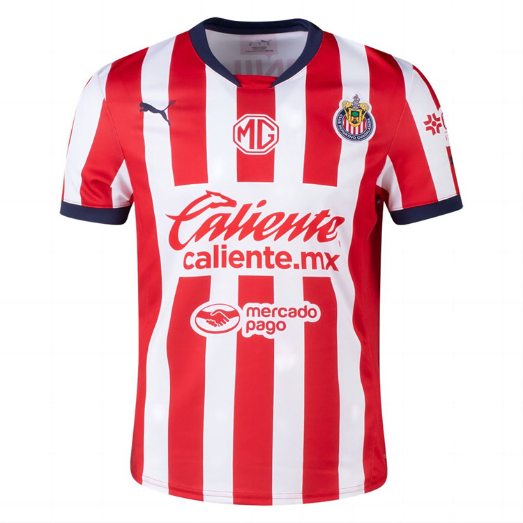 High Quality Licensed Durable Chivas 2425 Home Soccer Shirt