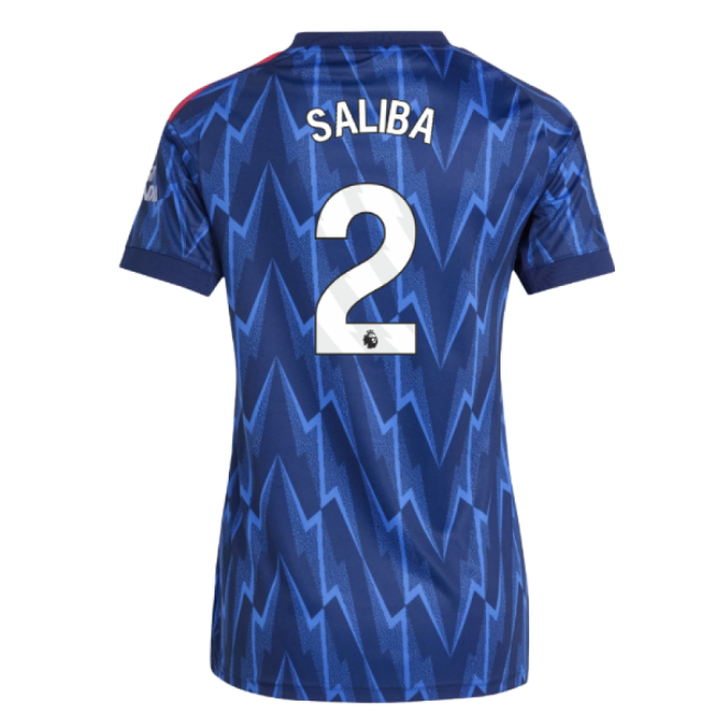 Arsenal 2025-20 Away Football Kit Saliba 2 L M Women S