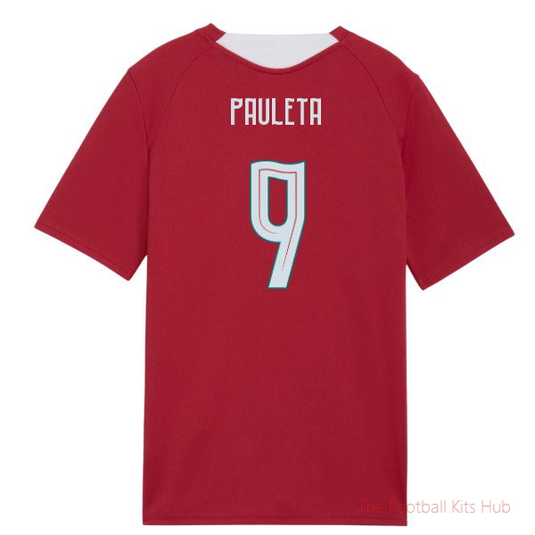 [JED] 2026/27 Portugal Training Jersey (Red) - Kids (Pauleta 9)