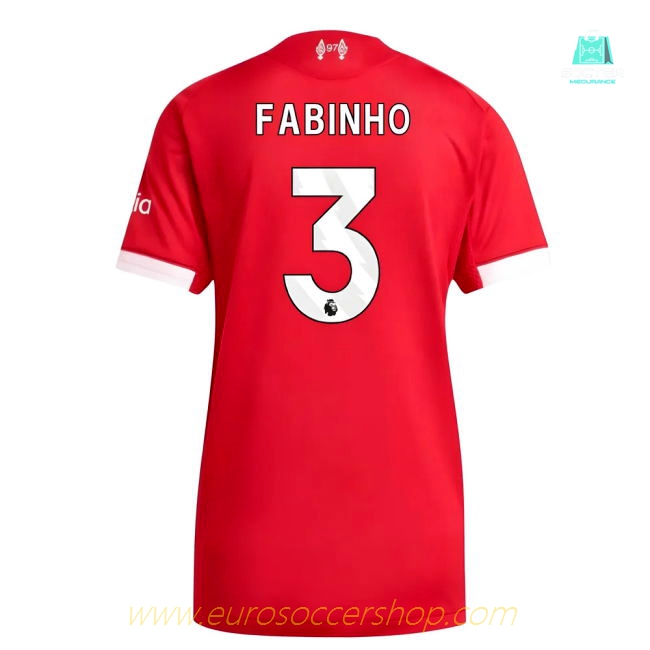 2025-2026 Liverpool Authentic Home Shirt (Womens) (Fabinho 3)