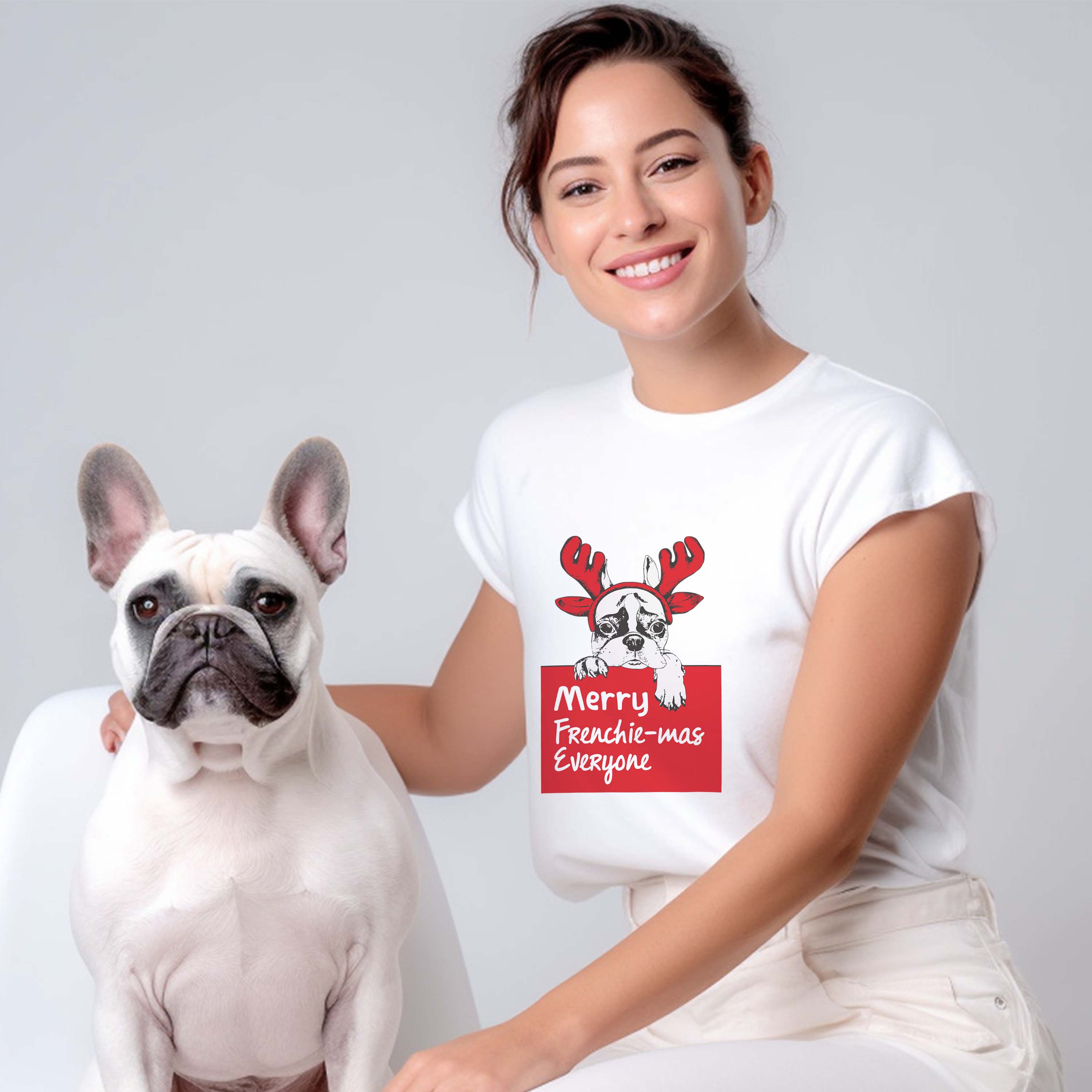 Durable Frenchie-Fan Bulldog Joy - Unisex T-shirt as a Gift Comfortable