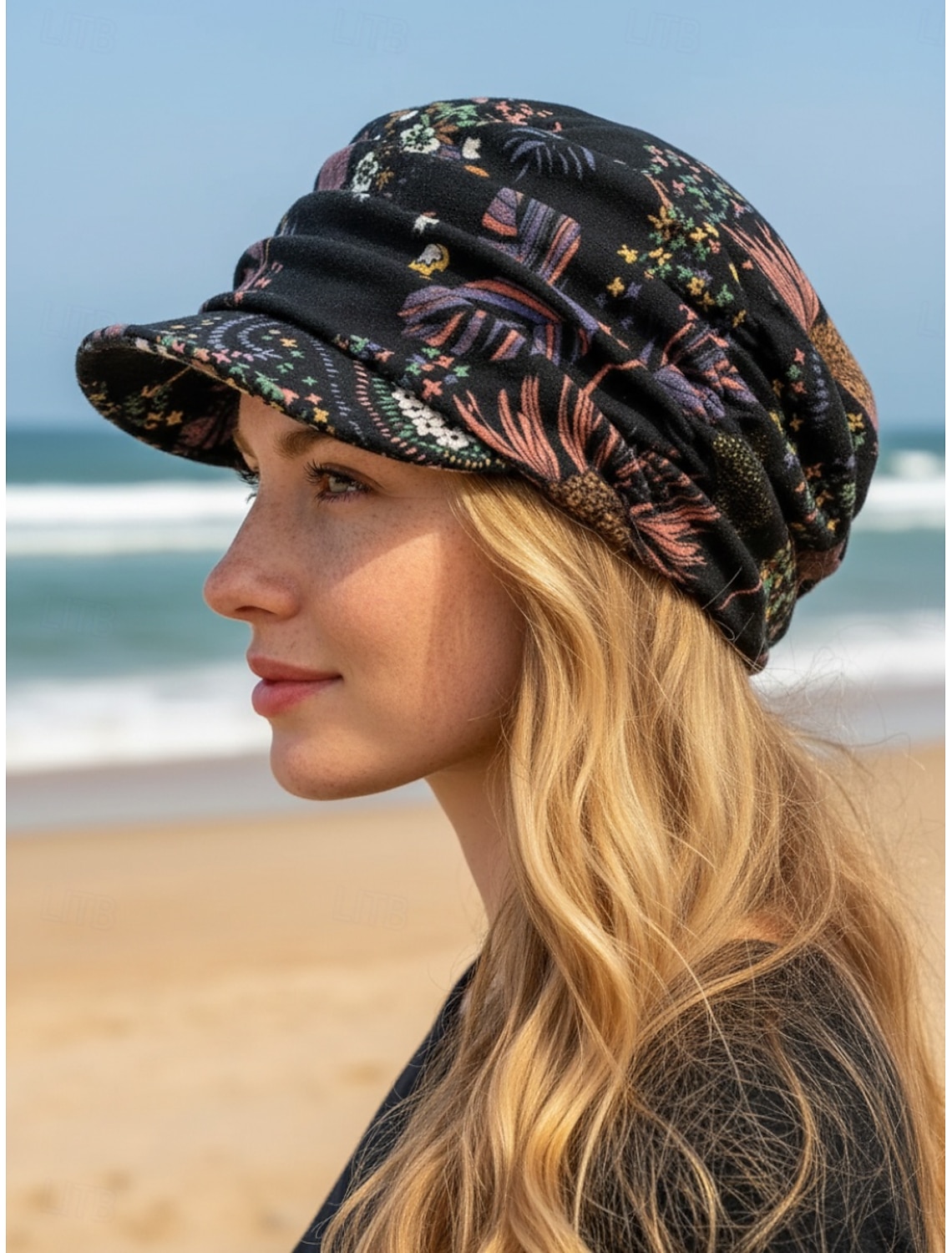 Women's Hat Winter Hats Windproof Warm Daily Outdoor Street Print Floral