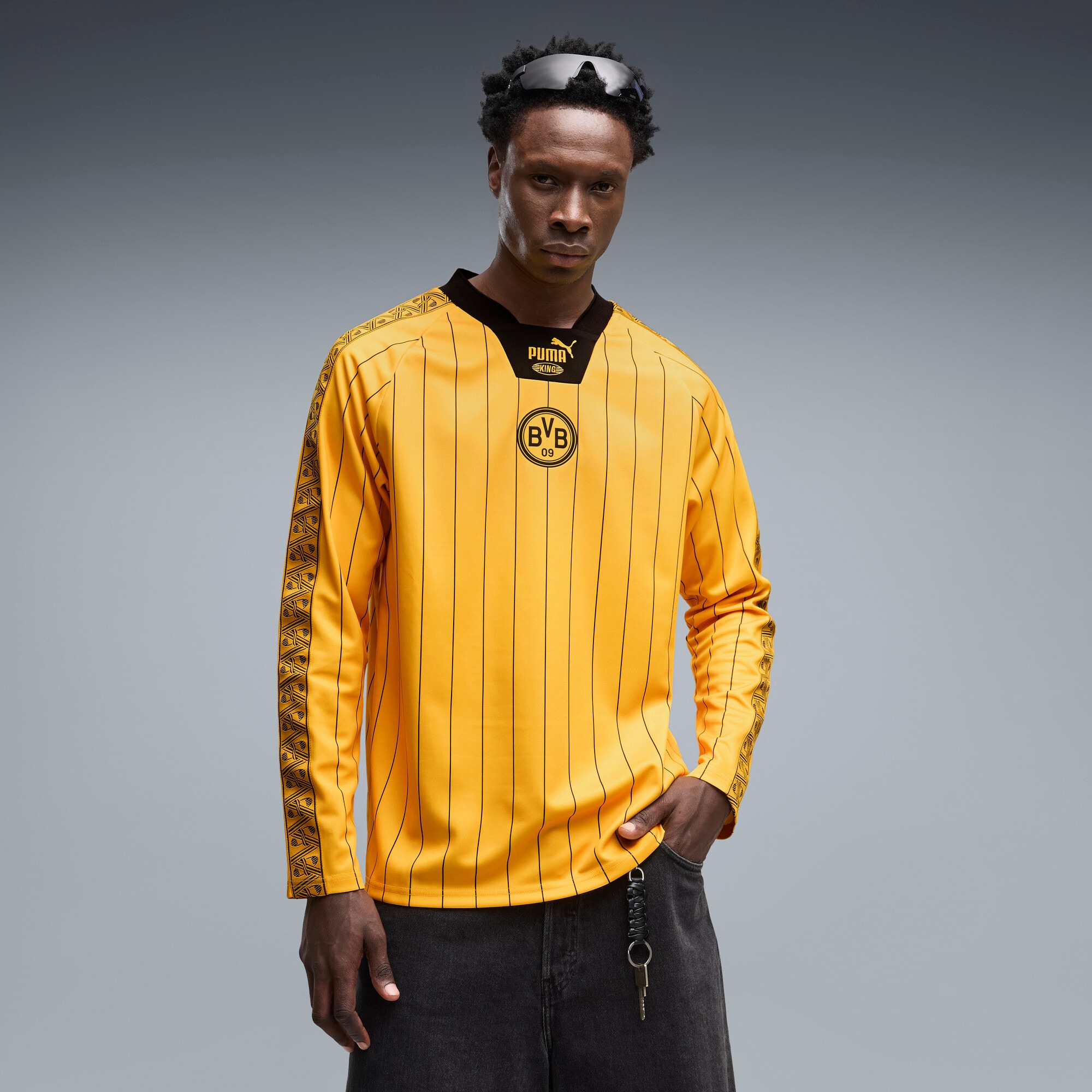 [SJH] Borussia Dortmund 2026/27 King Long Sleeve Fashion Jersey - Yellow