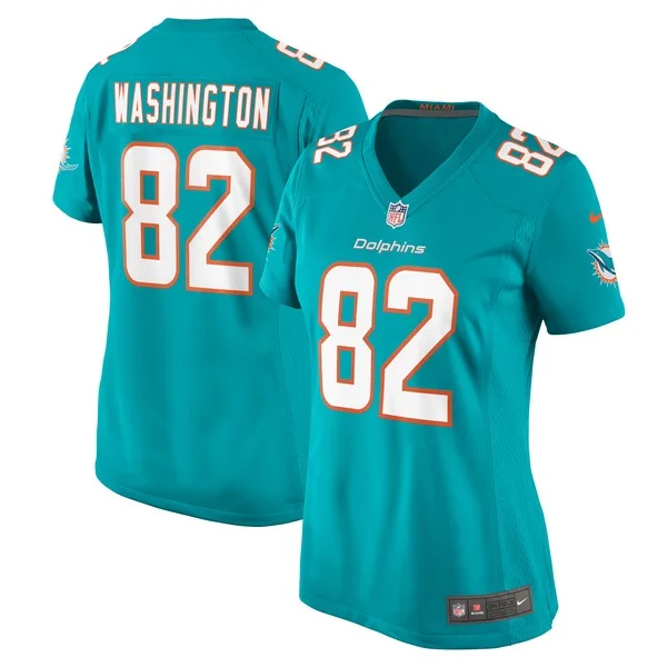 None Tahj Washington Game Jersey - Aqua | NFL Player Jersey | NFL Foot
