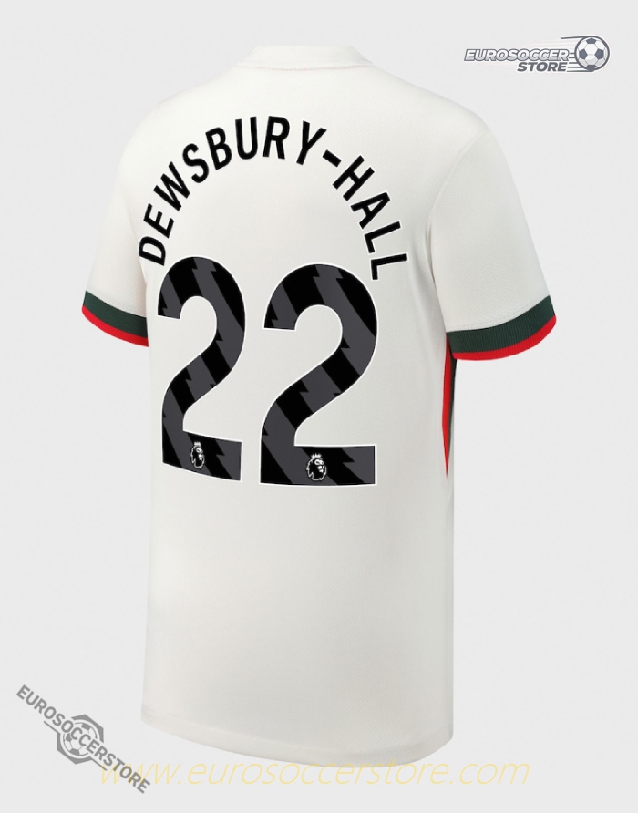 Chelsea 25-26 Season Away Jersey Featuring DEWSBURY-HALL #22