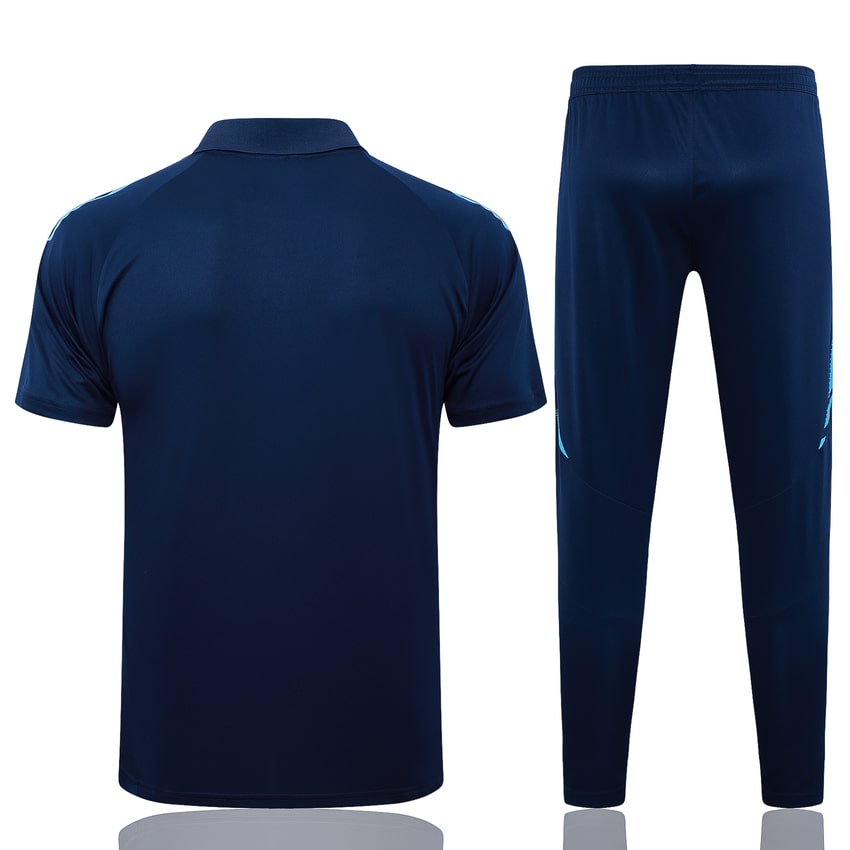 Arsenal Polo 2024 2025 Blue Tracksuit