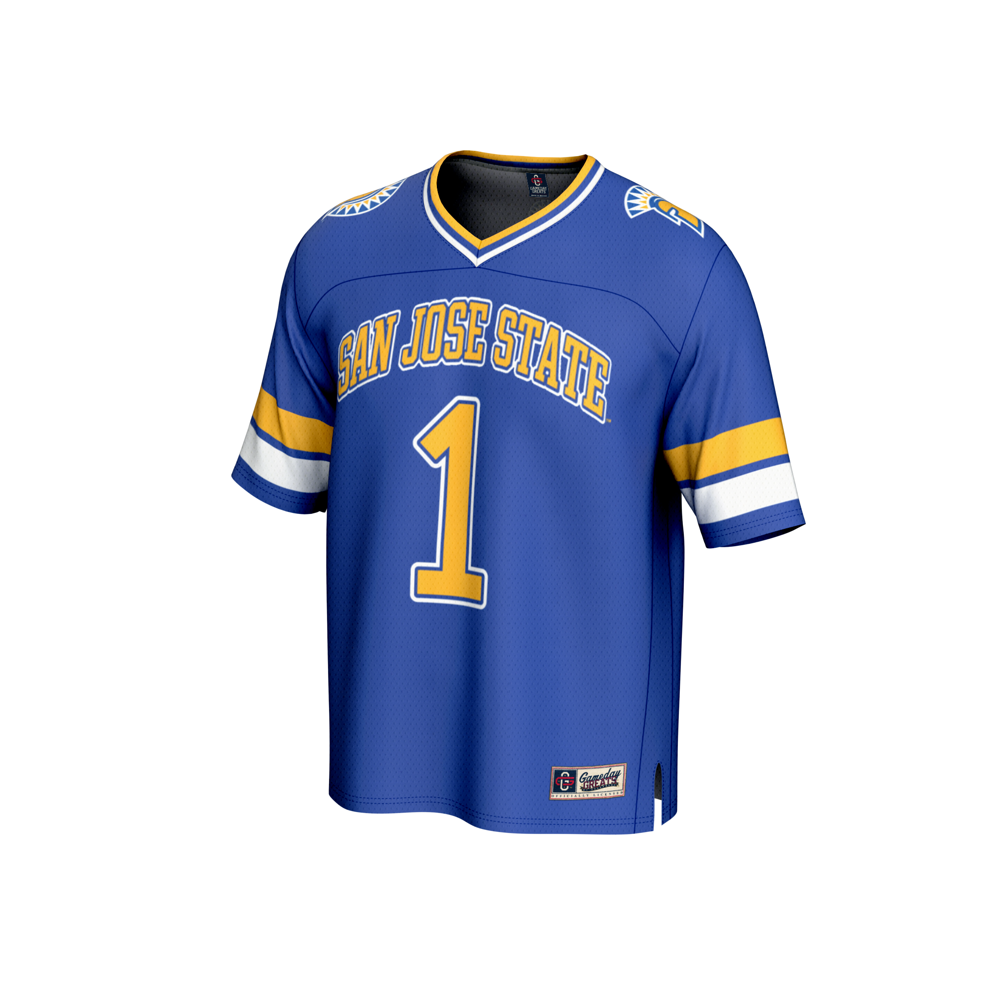 #1 San Jose State Spartans GameDay Greats Lightweight Collegiate Football Fashion 2026/2027 Football Jersey - Royal
