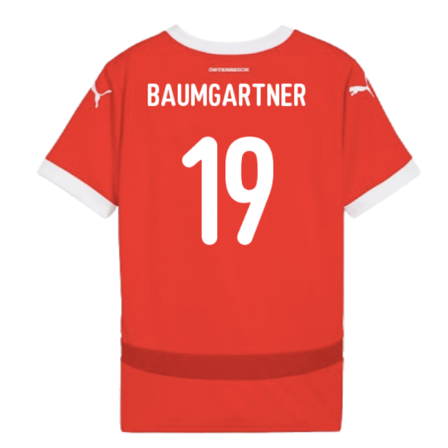 Austria 2024-2025 Home Shirt - (Kids