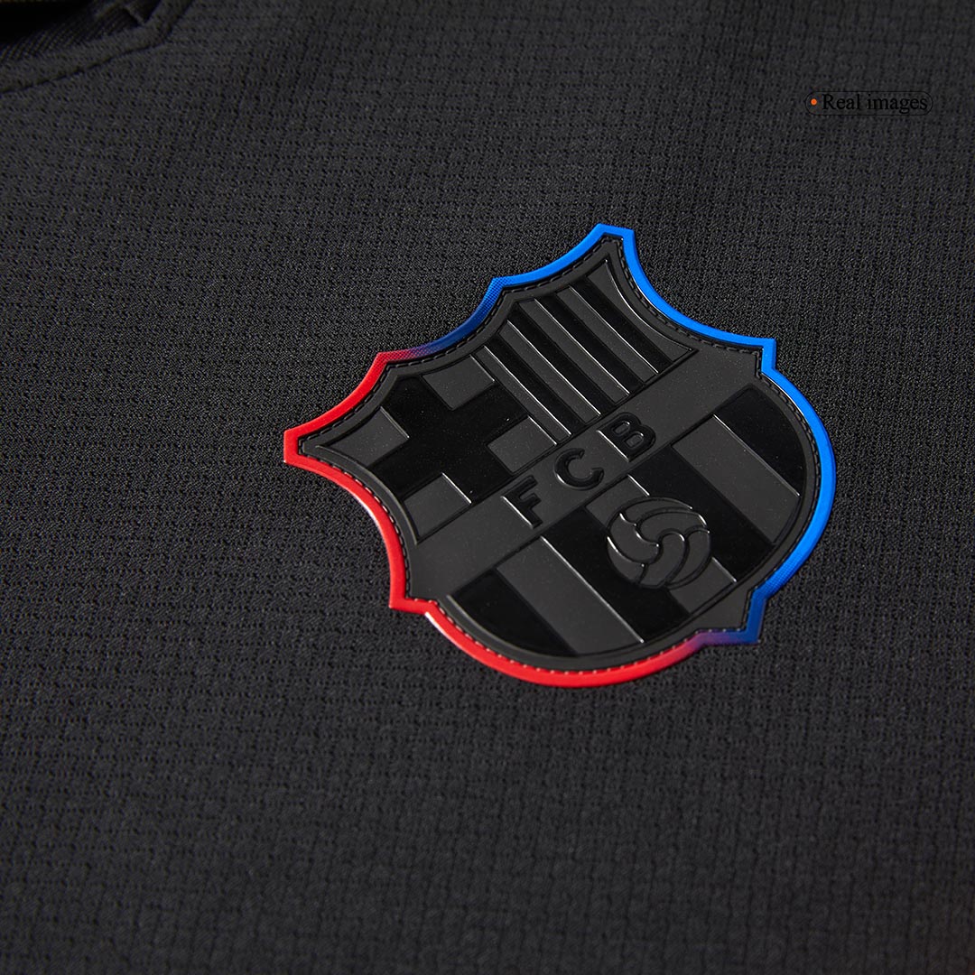 Barcelona Away Soccer Jersey 2024/25 - Spotify Logo Without TextAuthen