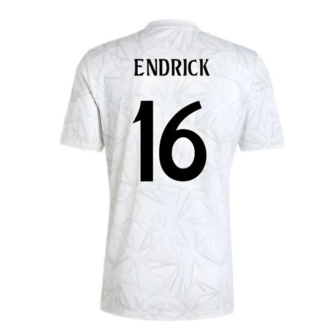 2024-2025 RM Football Shirt (White) Durable Stitching Stretch Fabric