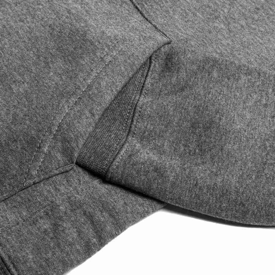 [EFKS] Norway Hoodie Fleece Park Heather/White 20 Kids Charcoal Apparel