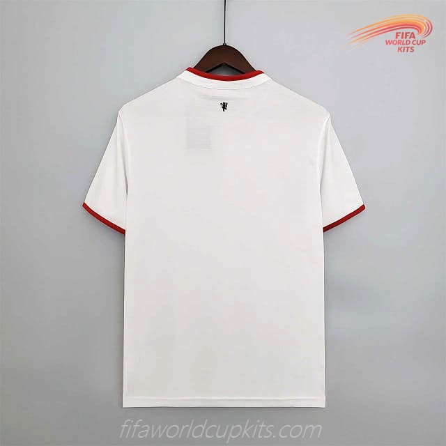 Manchester United 13-14 Away White Football Kit