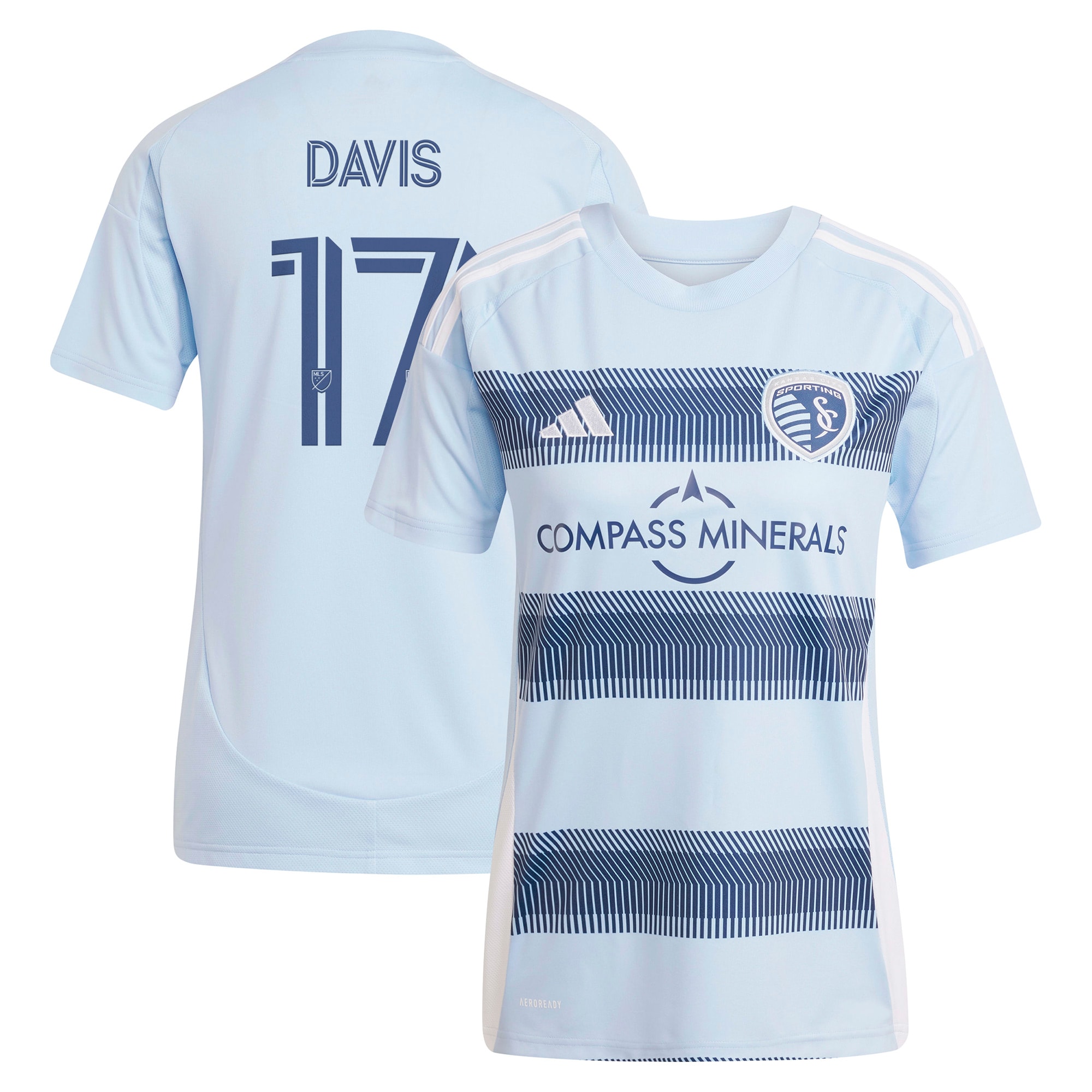 [JED] Youth Jake Davis Sporting Kansas City Women's 2025 One KC Replica Player Jersey - Light Blue