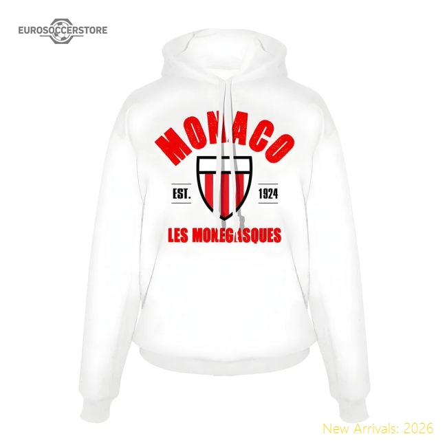 Top-Quality Premium Monaco Est.1924 Footer With Hood - White