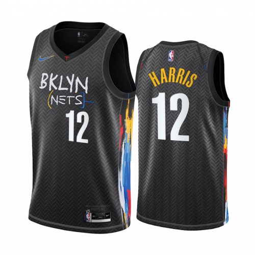 BKN Black Nike B. Nets #12 NBA Jersey Premium Quality NBA Fan Apparel