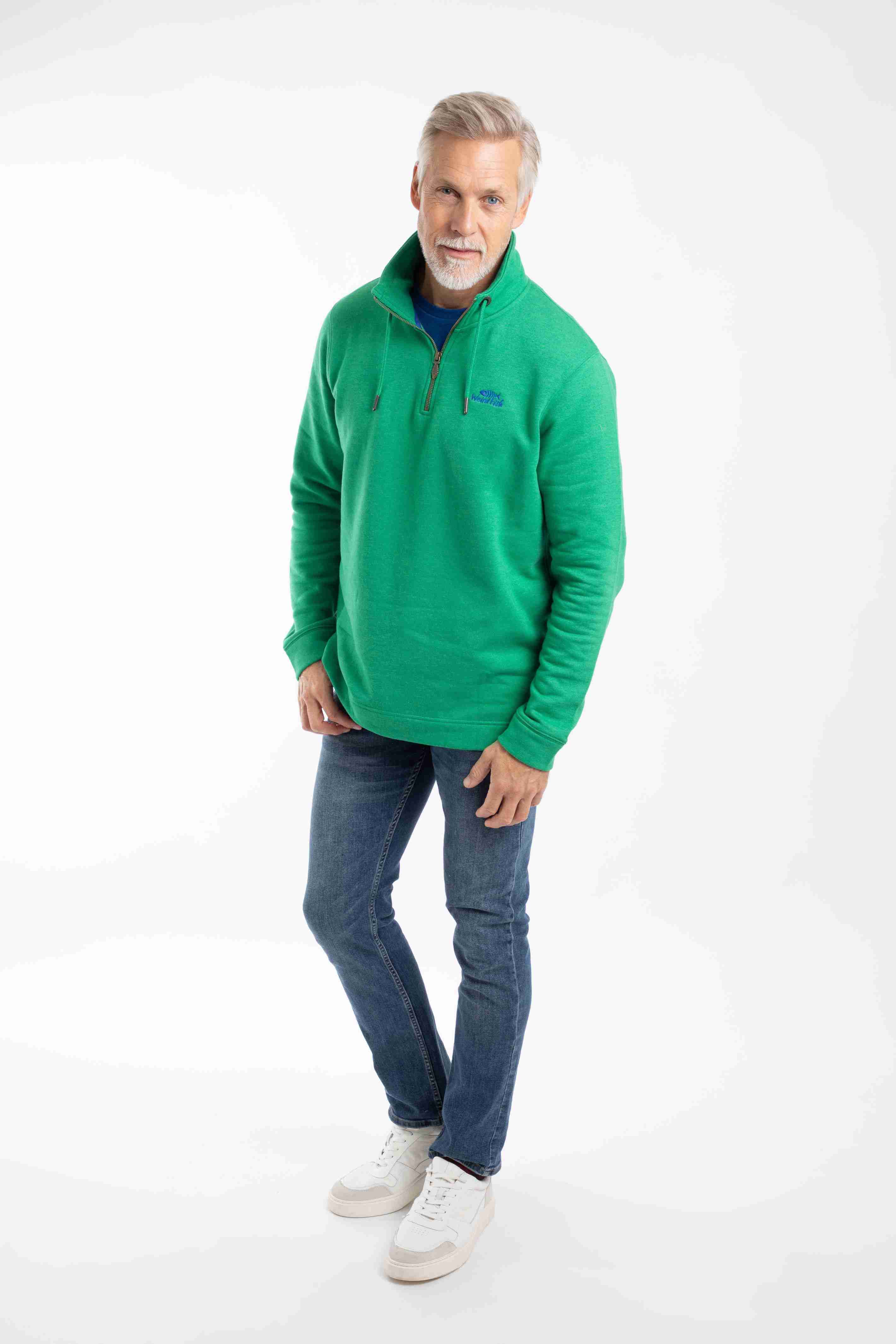 Brampton 1/4 Zip Sweatshirt Heritage Green