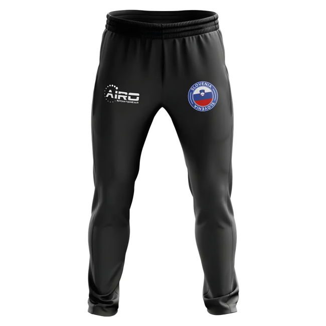Premium Slovenia Concept Football Training Pants (Black)