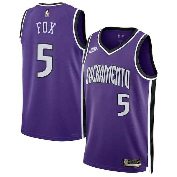 Superior De'Aaron Fox SAC NBA Jersey - Team Colors - Best Value