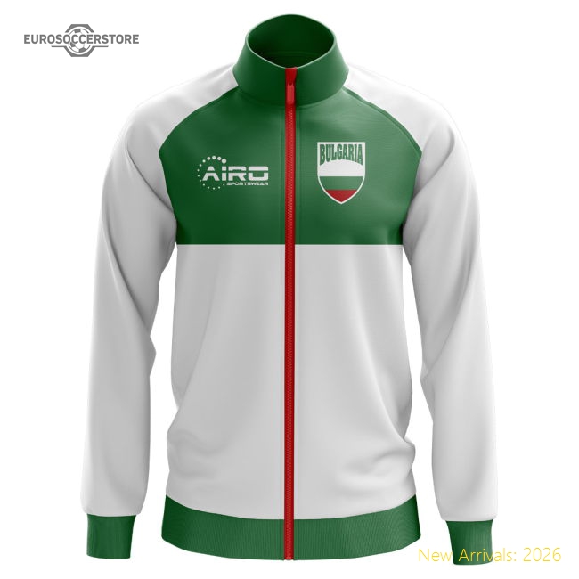 Bulgaria Concept Football Track Jacket (White) - Kids