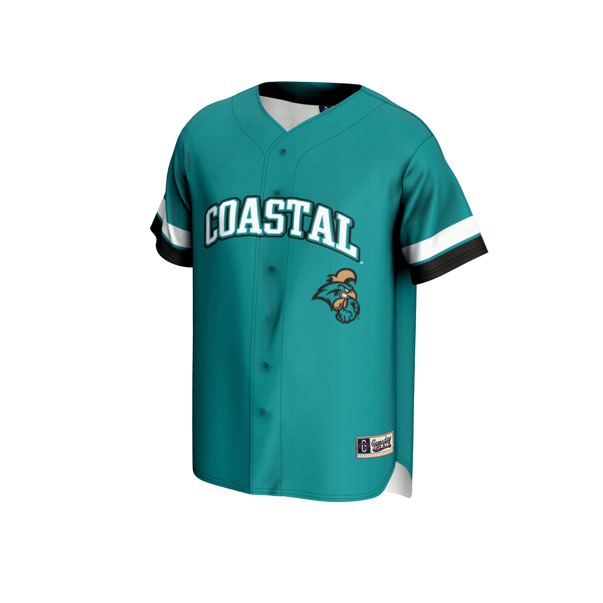 [DDG] Coastal Carolina Chanticleers GameDay Greats Youth Baseball Jersey - Teal
