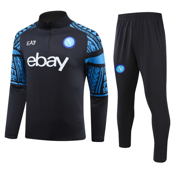 Advanced Fabric Napoli 2324 Dark Blue Half Zipper Tracksuit