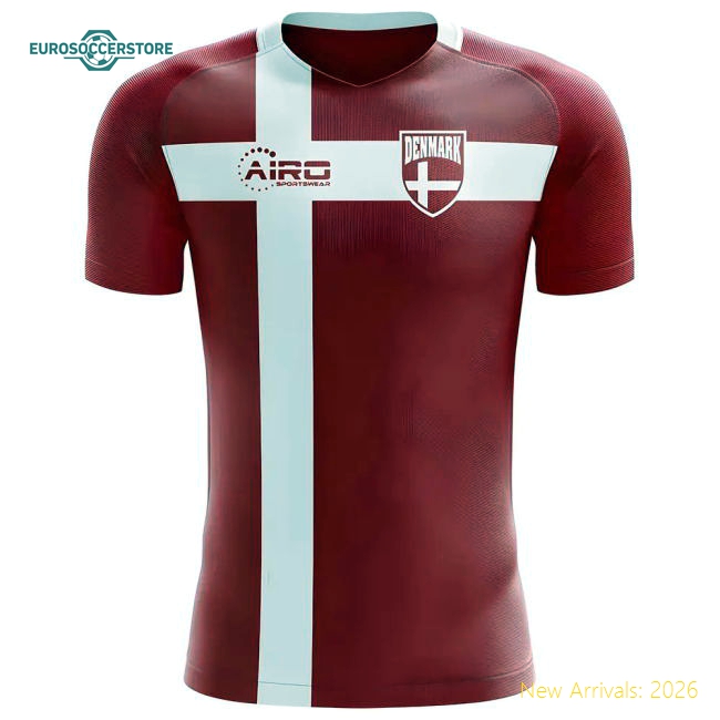 2025-2026 Denmark Flag Concept Football Shirt (Schmeichel 1) - Kids