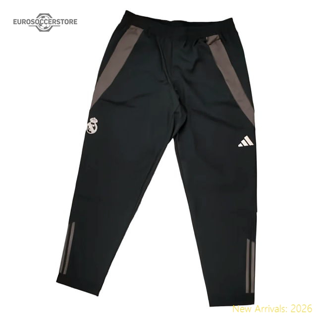 Match-Day 2024-2025 Real Madrid Eu Presentation Pants (Dark Grey)