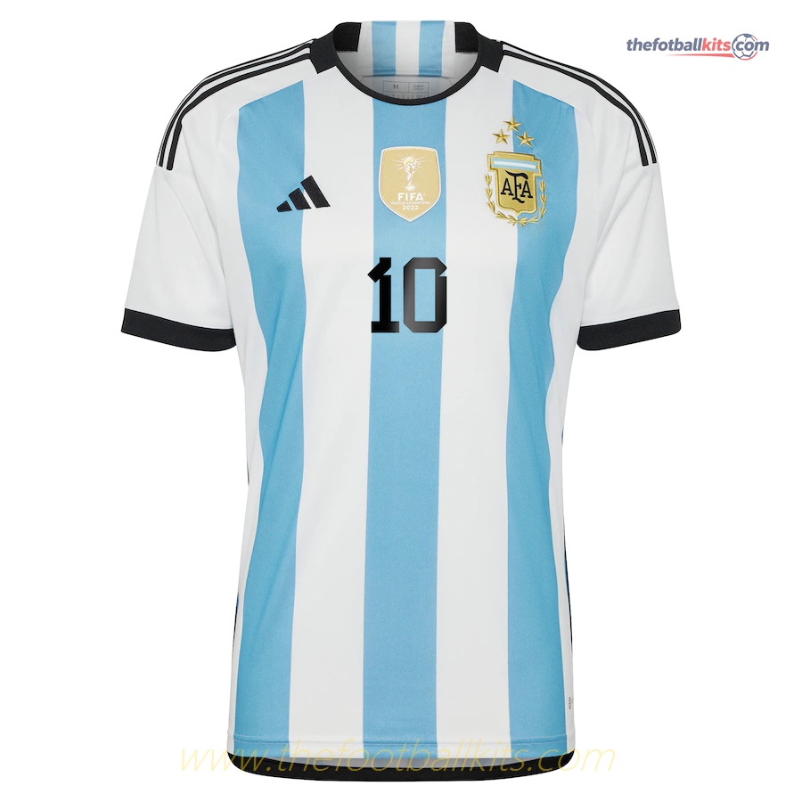 Argentina Home Kit 2022 with Messi 10 printing