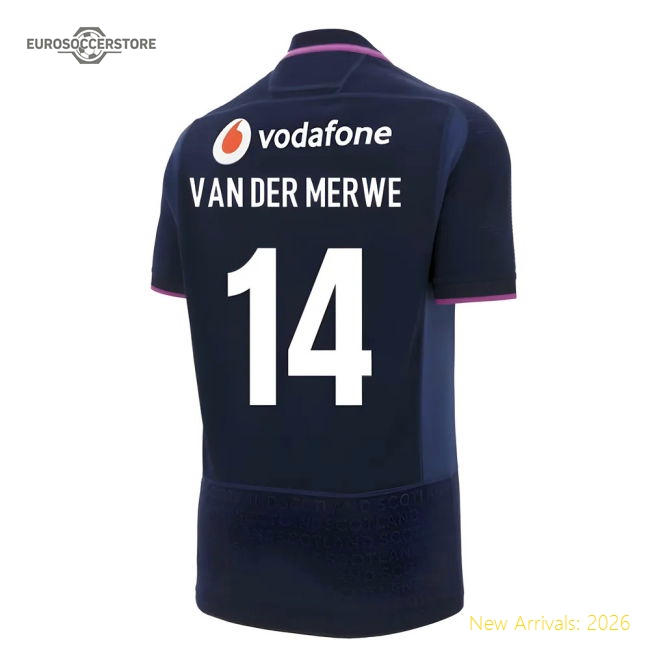 2025-2026 Football Team Kids Durable Van Der Jersey Performance Fabric