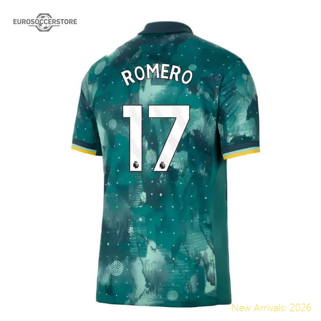 Official 2024-2025 Tottenham Hotspur Third Shirt (romero 17)
