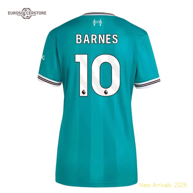 Refined Womens Liverpool Barnes Jersey 2025-2026 Quick-dry