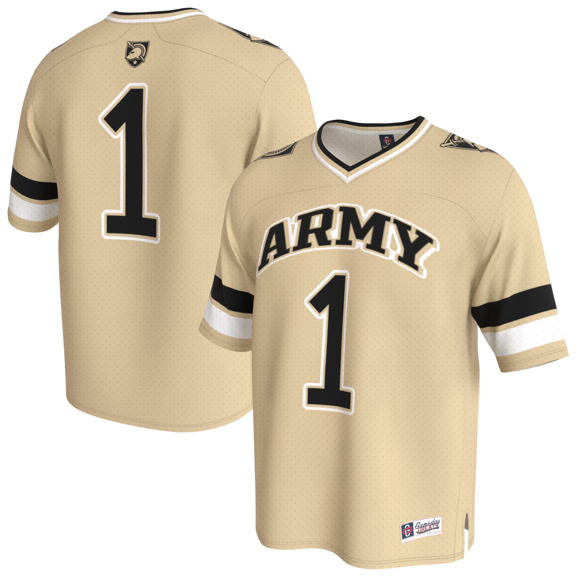 Army Black Knights GameDay Greats Unisex Lightweight Collegiate Football Fashion Jersey - Gold
