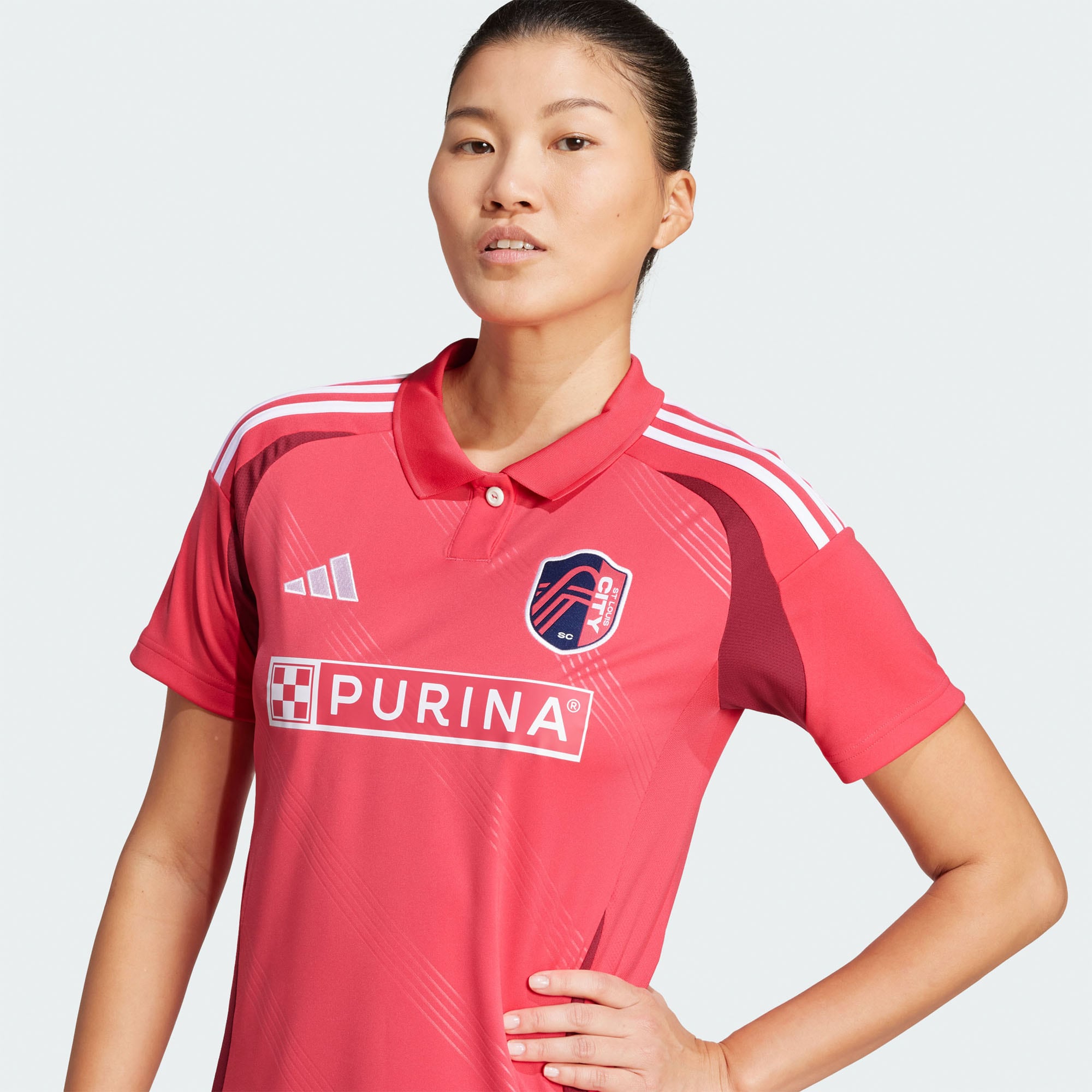[JED] St. Louis City SC Women's 2025 Forever CITY Red Replica Jersey - Red