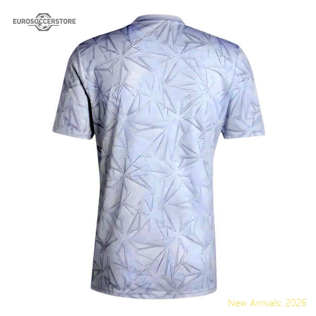 Professional-Grade 2024-2025 Real Madrid Pre-Match Shirt (White)