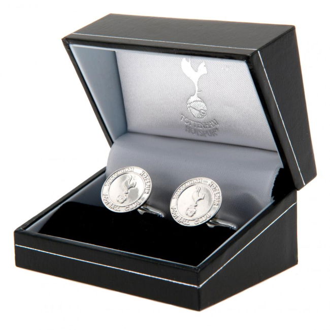 Tottenham Hotspur FC Sterling Silver Crest Cufflinks | Modern Fit