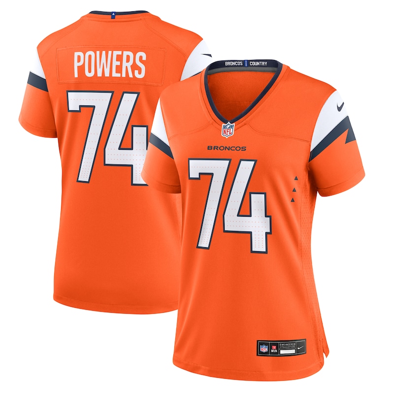 None Ben Powers DEN Broncos Bold Great Value Jersey Football Apparel