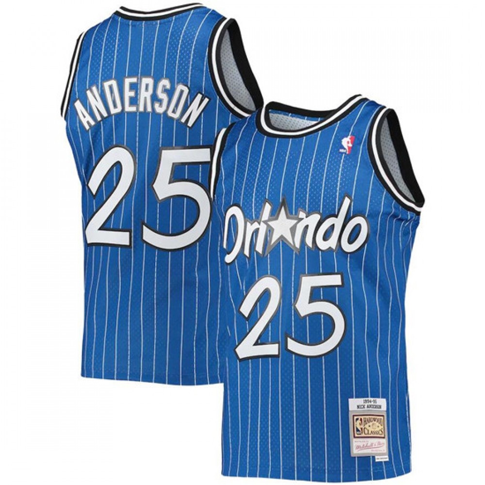 Limited Edition Men's Orlando Magic #25 Nick Blue Basketball Jersey
