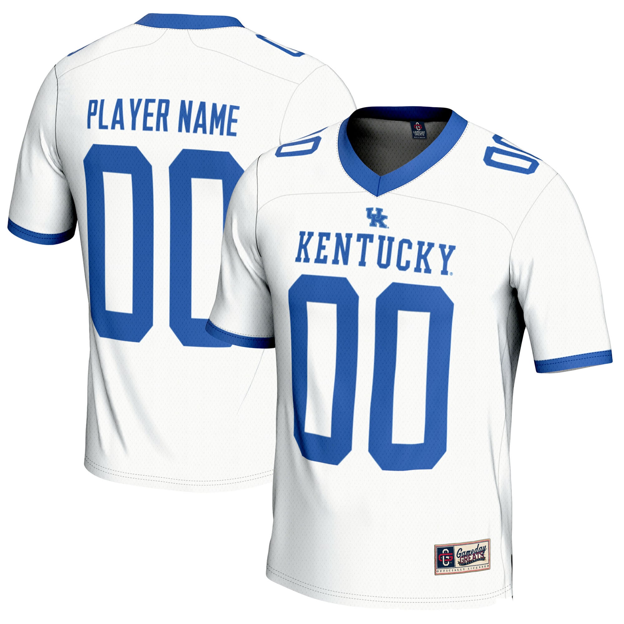 [NJP] Kentucky Wildcats GameDay Greats NIL Pick-A-Player Football Jersey - White